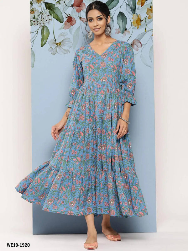 Latest Flower Printed Kurti