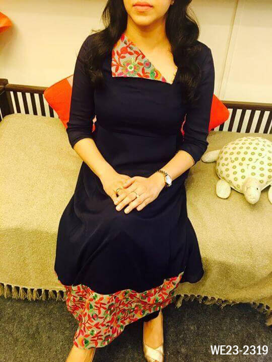 Printed belt and Unique Design Kurti