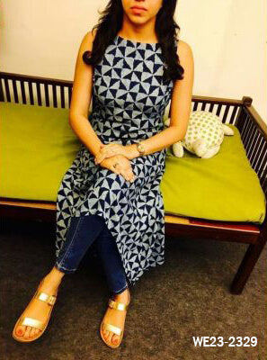 Sleeveless Fency Kurti