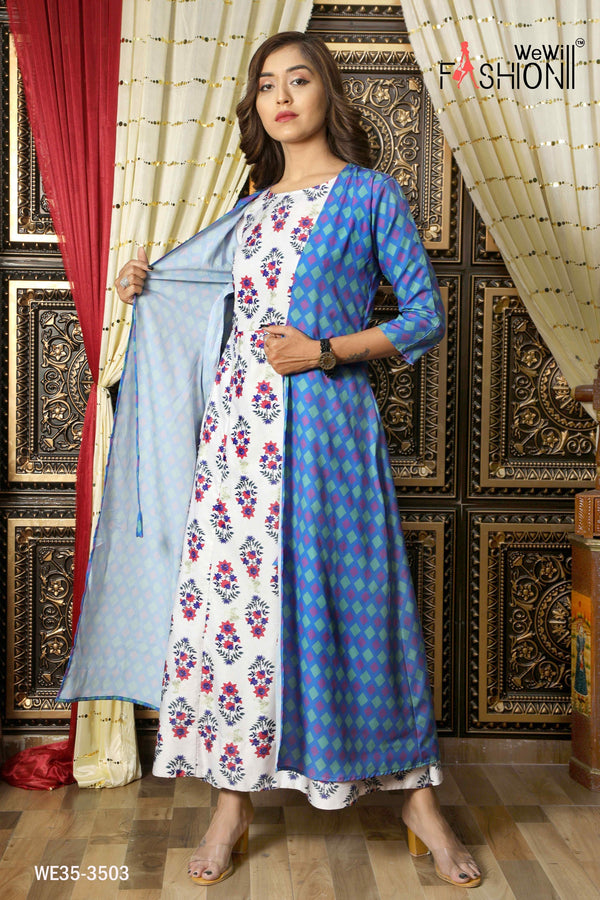 Jacket With Designer Kurti