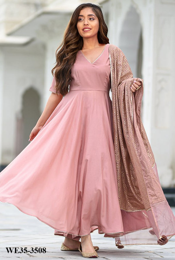 Fancy Kurti With Printed Dupatta