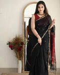 Women's Traditional Saree Soft Silk Saree With Blouse Piece
