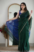 Women's Traditional Saree Soft Silk Saree With Blouse