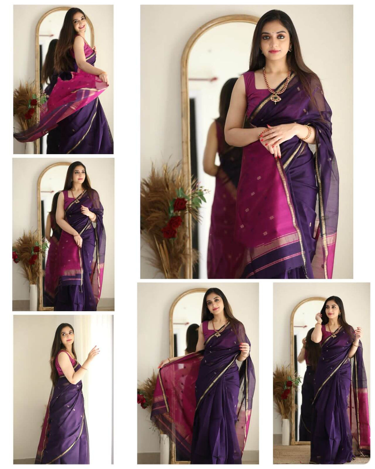 Traditional Saree Soft Silk Saree With Blouse Piece