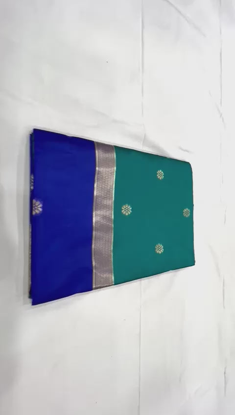 Women's Navatri Speacial Soft Silk Saree With Blouse